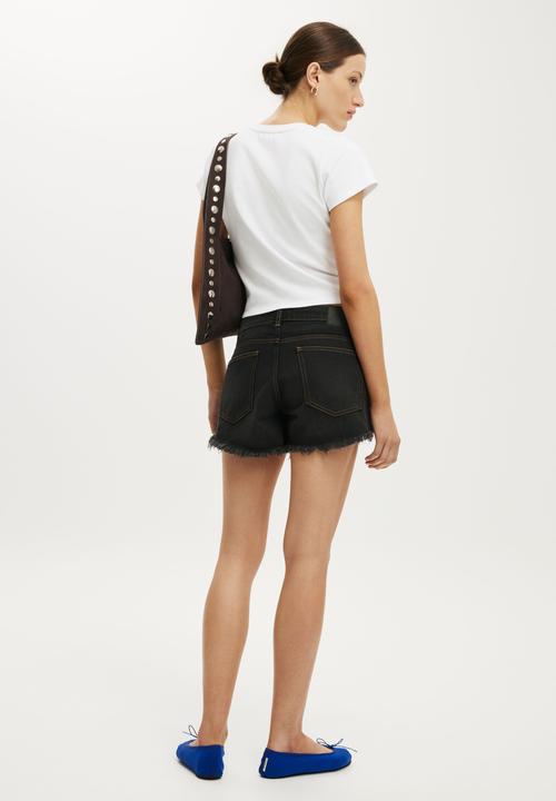 Cotton On - Saturday Denim Short - Drift Black