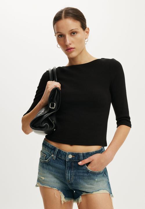 Cotton On - Saturday Denim Short - Bronte Blue
