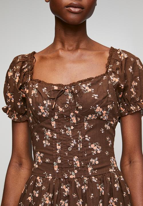 Cotton On - Jenna Ditsy - Dark Oak