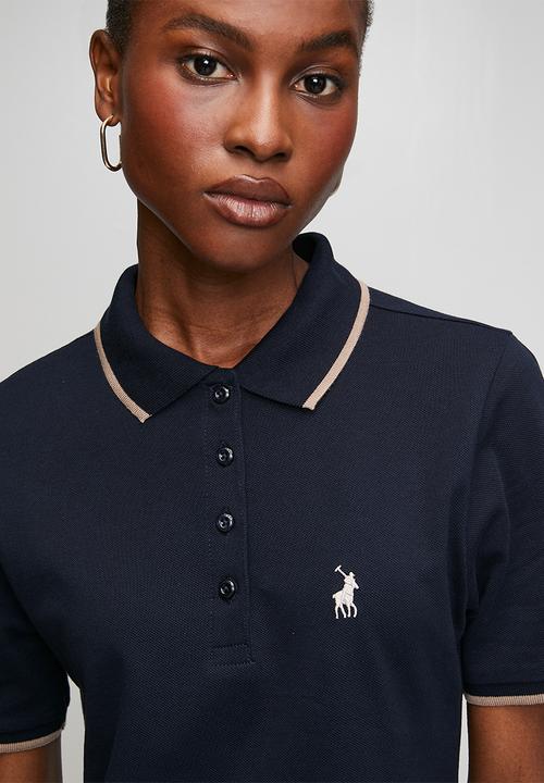 POLO - Wmn Leah Ss Golfer Dress - Navy