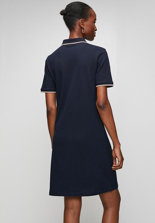 POLO - Wmn Leah Ss Golfer Dress - Navy