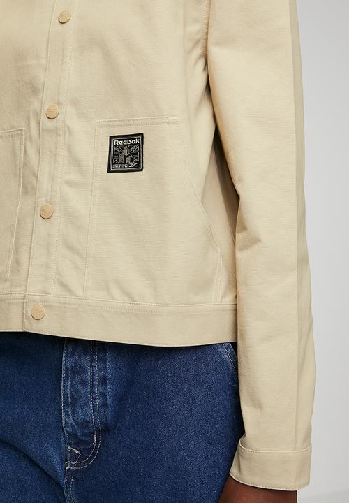 Reebok - Workwear Cropped Canvas Jacket - Elevated Beige