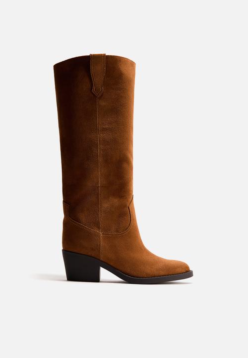 H&M - Knee-high cowboy boots - brown