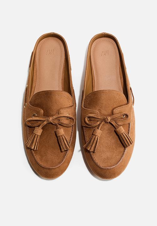 H&M - Loafer mules - dark beige