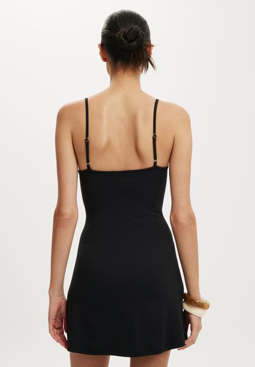 Cotton On - Hold Me Mini Dress Skort - Black