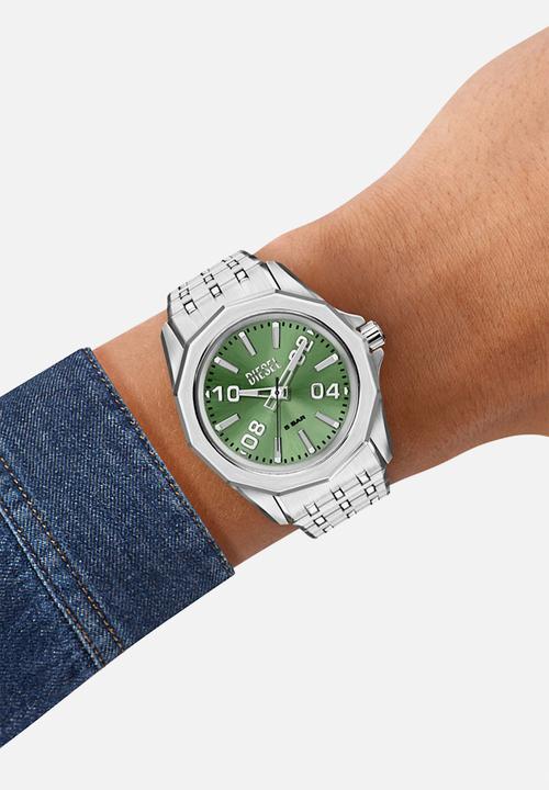 Diesel  - Diesel Stinger Three-Hand DZ2237 Watch - Silver
