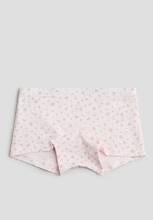 H&M - 5-Pack cotton boxers - light pink/floral