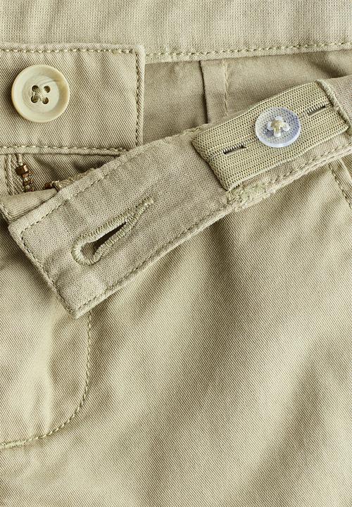 H&M - Twill chinos - light khaki green
