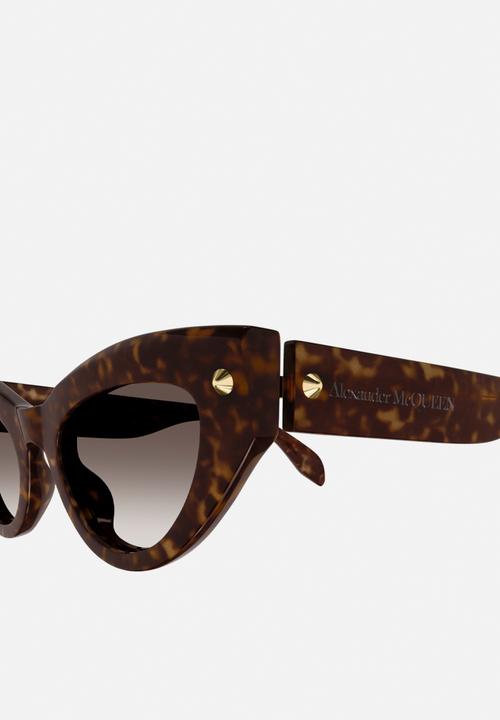 Alexander McQueen - AM0407S-002 52 Sunglass - Havana