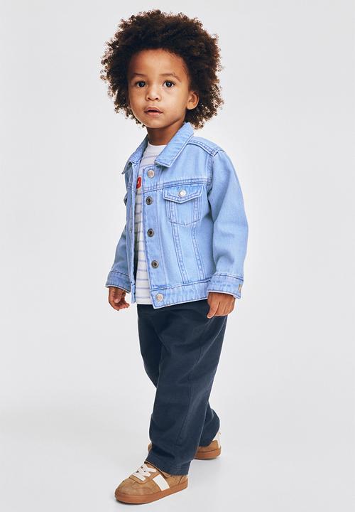 H&M - Linen-blend trousers - navy blue