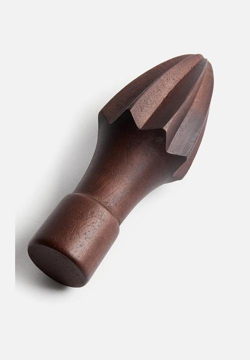 H&M - Mango wood citrus reamer - dark brown