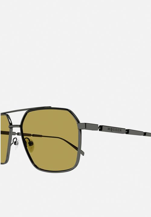 Alexander McQueen - AM0477S-003 59 Sunglass - Ruthenium
