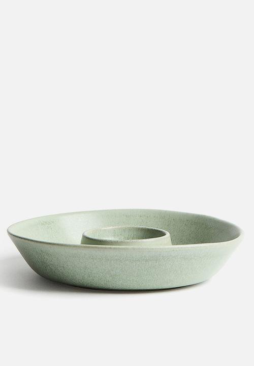H&M - Stoneware serving bowl - light green