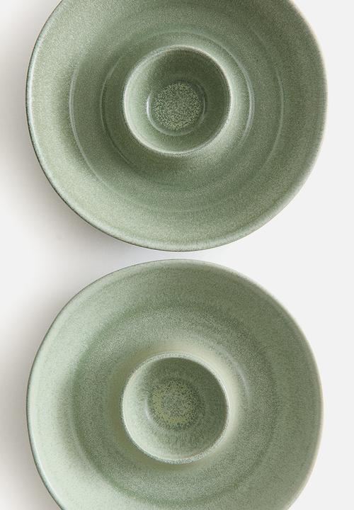 H&M - Stoneware serving bowl - light green