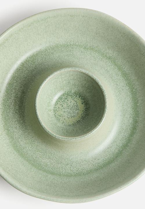 H&M - Stoneware serving bowl - light green