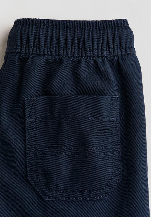 H&M - Twill shorts - navy blue