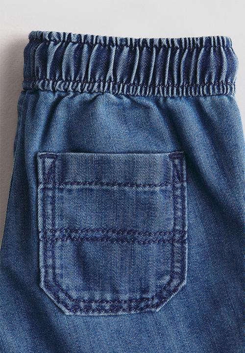 H&M - Twill shorts - denim blue