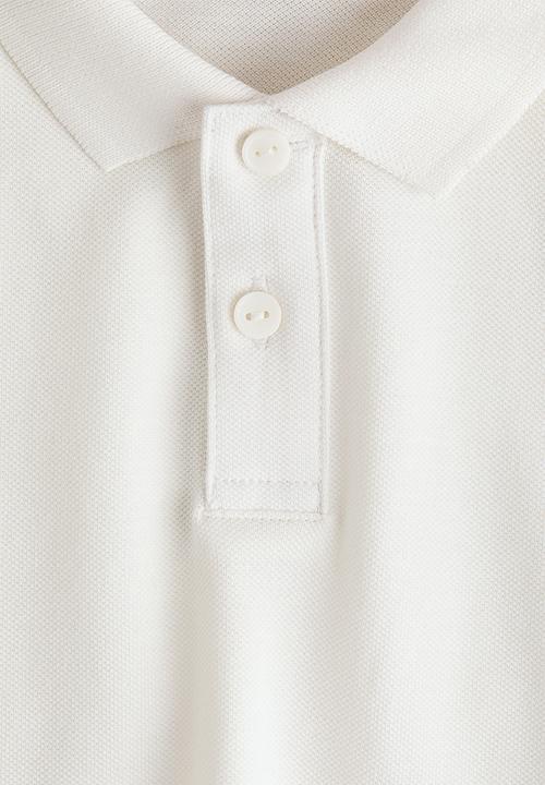 H&M - Cotton piqu? polo shirt - white