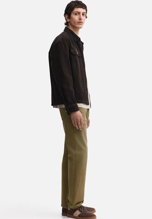 H&M - Original straight jeans - light khaki green