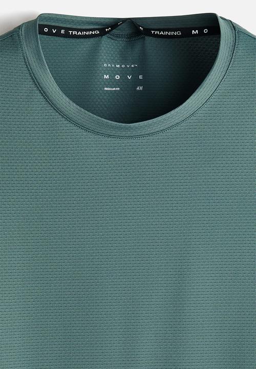 H&M - Regular fit sports vest top with drymove™ - dusty green