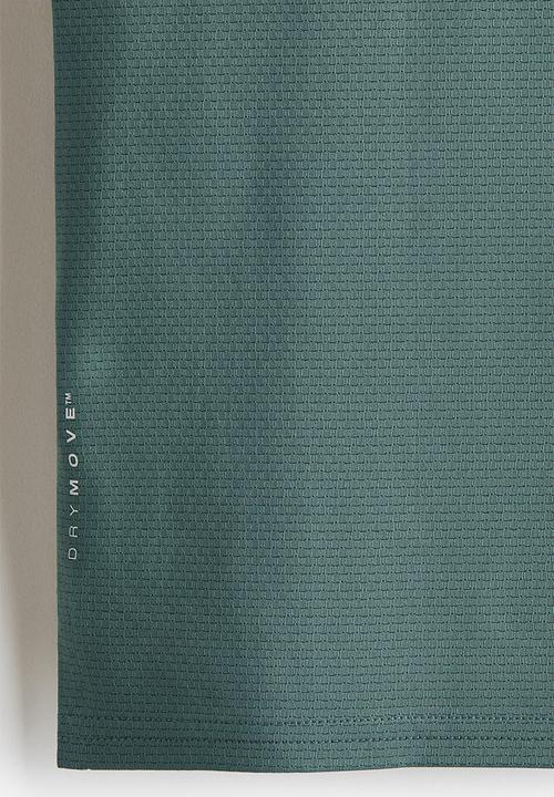 H&M - Regular fit sports vest top with drymove™ - dusty green