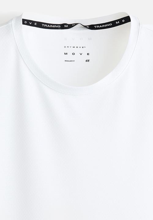 H&M - Regular fit sports vest top with drymove™ - white