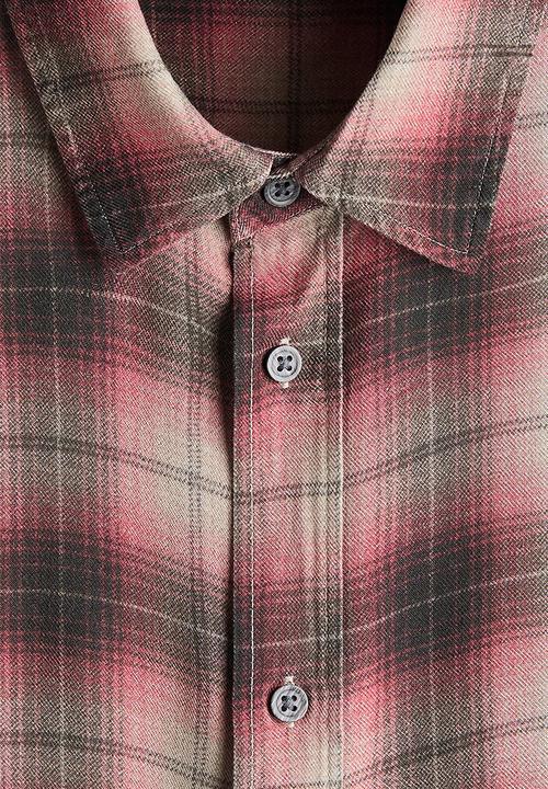 H&M - Relaxed fit shirt - pink/checked