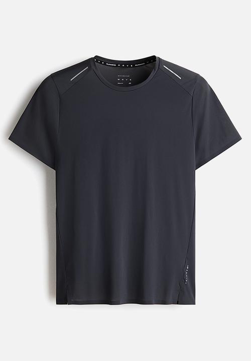 H&M - Lightweight cooling running t-shirt  - dark grey