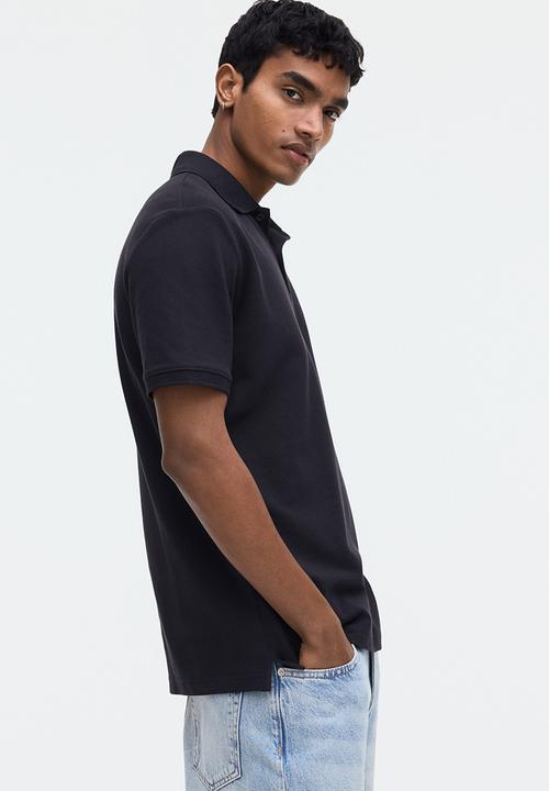 H&M - Regular fit polo shirt - navy blue