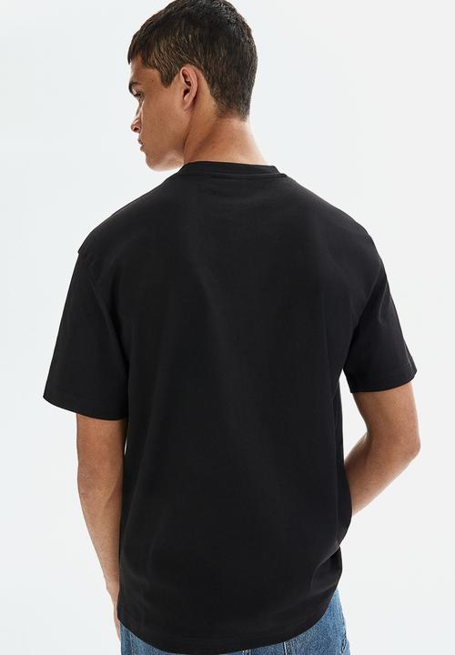 H&M - Coolmax?  relaxed fit t-shirt - black