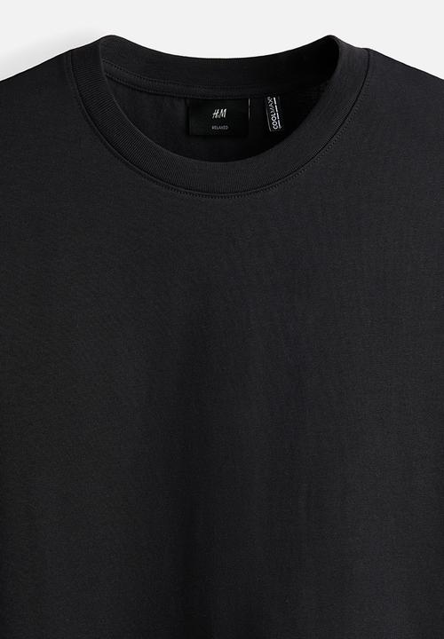 H&M - Coolmax?  relaxed fit t-shirt - black