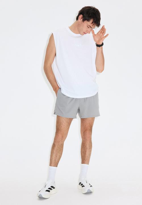 H&M - Loose fit sports vest top with drymove? - white/inner peace