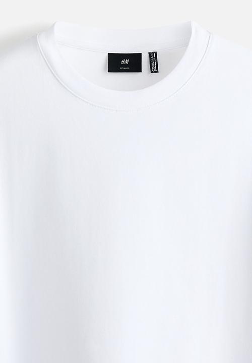 H&M - Coolmax?  relaxed fit t-shirt - white