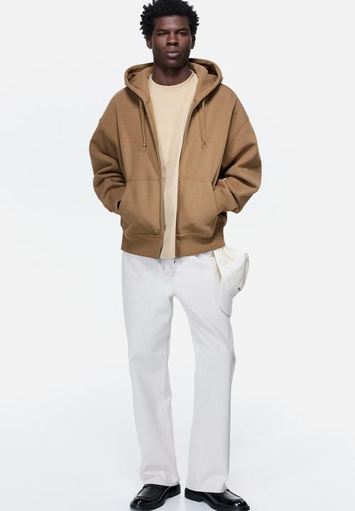 H&M - Oversized fit cotton t-shirt - beige