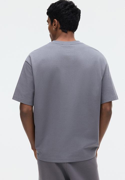 H&M - Coolmax?  relaxed fit t-shirt - dark grey