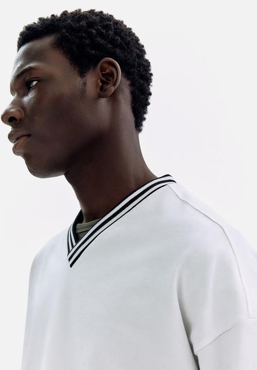 H&M - Oversized fit cotton t-shirt - white