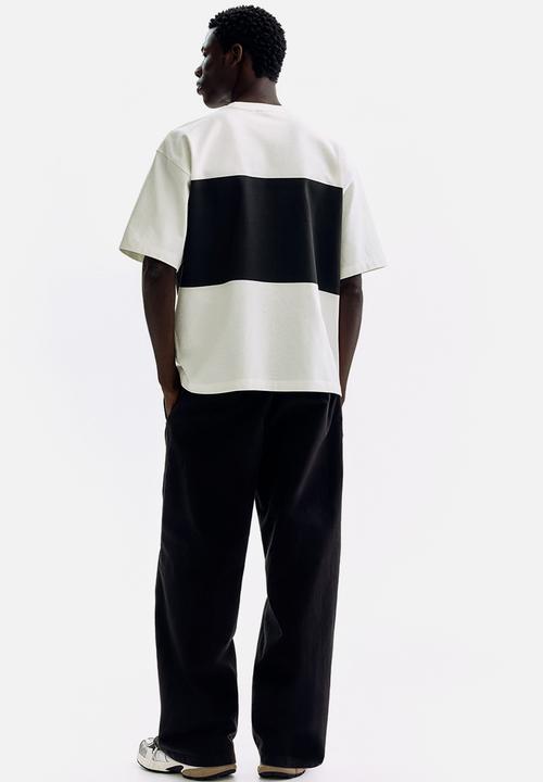 H&M - Oversized fit printed t-shirt - white