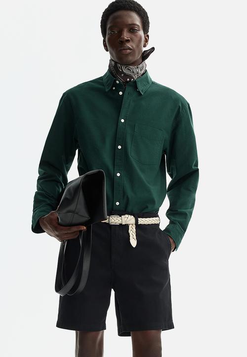 H&M - Regular fit oxford shirt - dark green