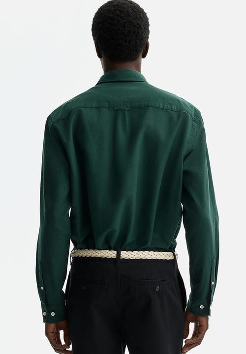 H&M - Regular fit oxford shirt - dark green