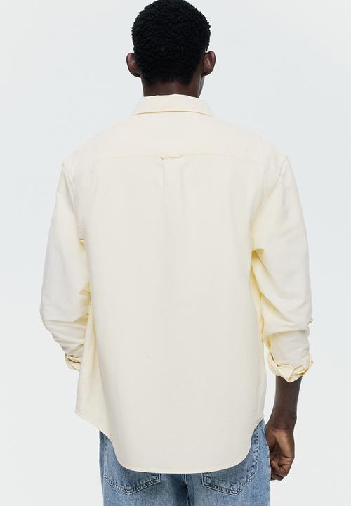 H&M - Regular fit oxford shirt - light yellow