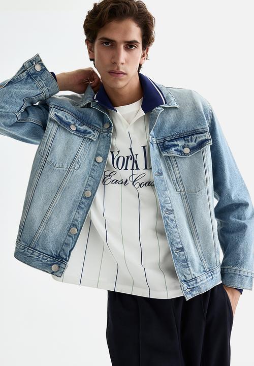 H&M - Denim trucker jacket - denim blue