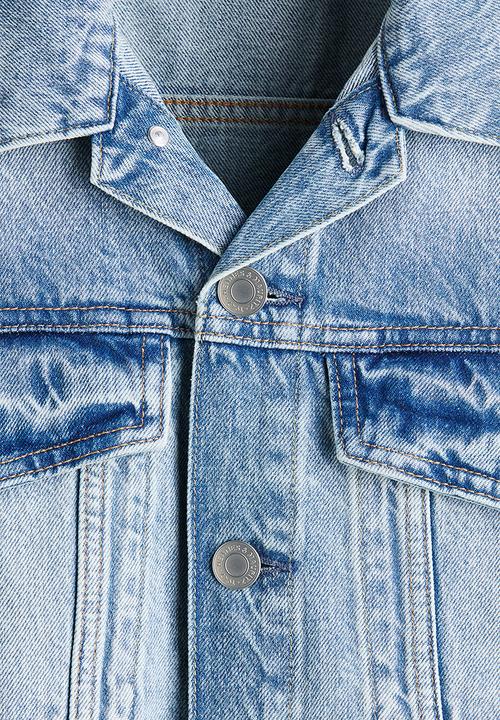 H&M - Denim trucker jacket - denim blue