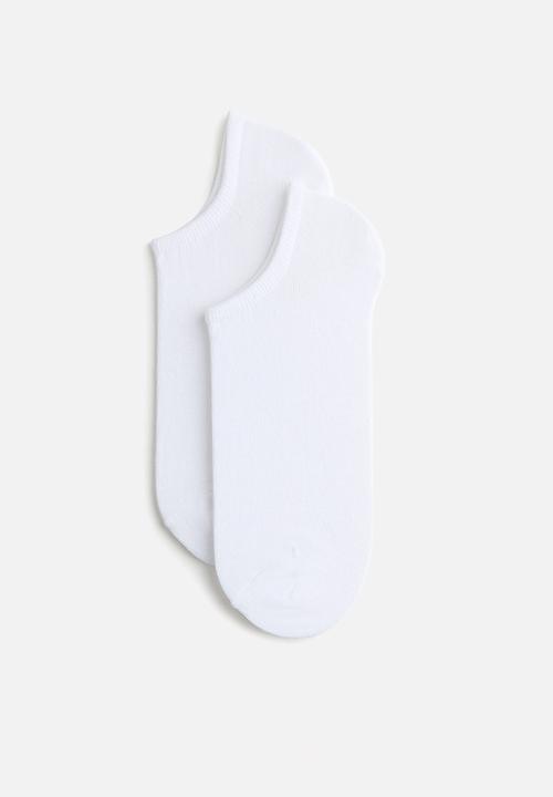 H&M - 5-pack trainer socks with lycra® - white