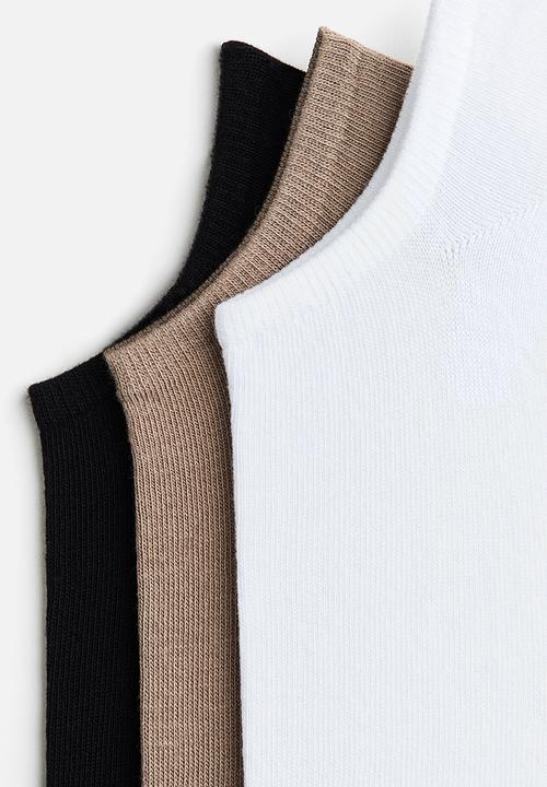 H&M - 5-pack trainer socks with lycra® - white