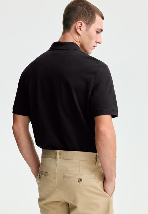 H&M - Regular fit polo shirt - black