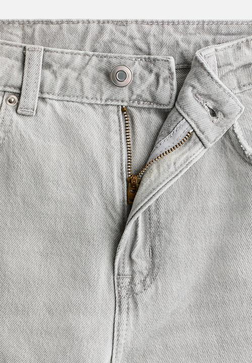 H&M - Wide high jeans - light grey
