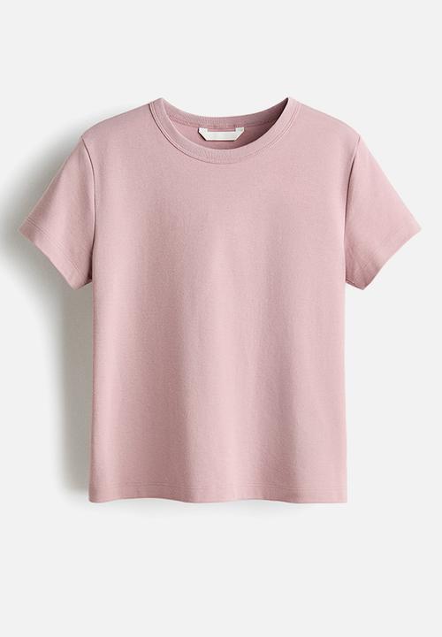 H&M - Cotton T-shirt - old rose