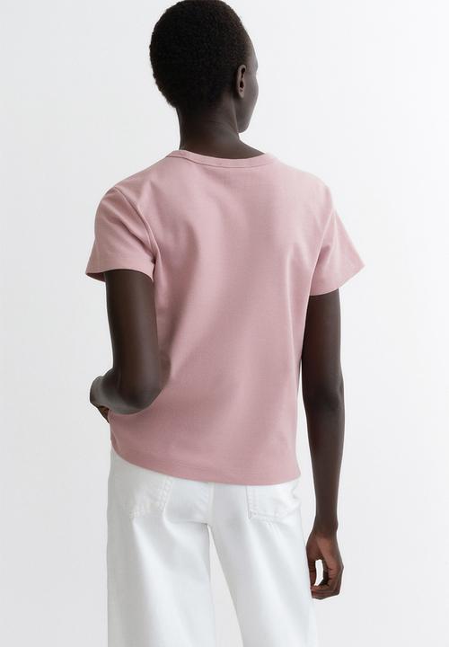H&M - Cotton T-shirt - old rose