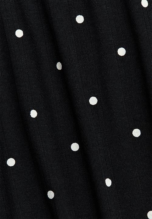 H&M - Pointelle pyjama bottoms - black