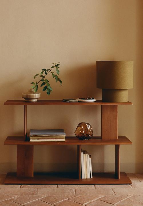 H&M - Small reactive-glaze stoneware vase - khaki beige